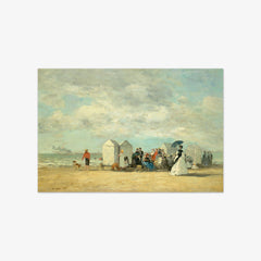 Beach Scene by Eugène Boudin
