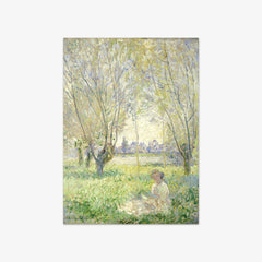 Woman Seated under the Willows by Claude Monet