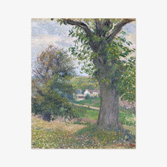 Chestnut Trees at Osny by Camille Pissarro