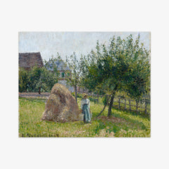 Apple Trees in Éragny, Sunny Morning by Camille Pissarro