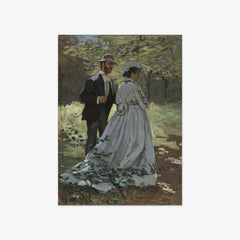 Bazille and Camille (Study for "Déjeuner sur l'Herbe") by Claude Monet