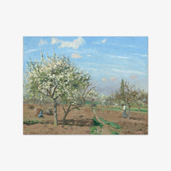 Orchard in Bloom, Louveciennes by Camille Pissarro