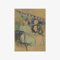 Fashionable People at Les Ambassadeurs by Henri de Toulouse–Lautrec