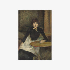 At La Bastille (Jeanne Wenz) by Henri de Toulouse-Lautrec