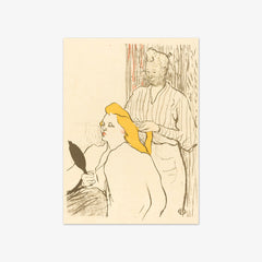The Hairdresser by Henri de Toulouse-Lautrec