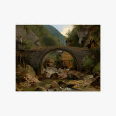 Mountain Stream in the Auvergne by Théodore Rousseau