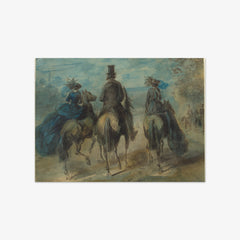 Promenade in the Bois by Constantin Guys