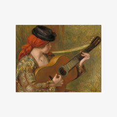 Young Spanish Woman with a Guitar by Auguste Renoir