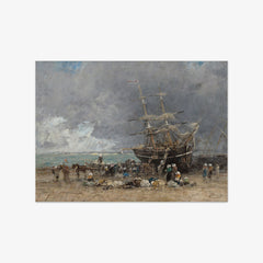Return of the Terre-Neuvier by Eugène Boudin