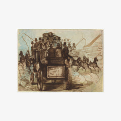 The Brighton Coach by Constantin Guys