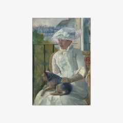 Young Girl at a Window by Mary Cassatt