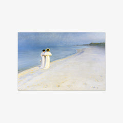 Summer Evening on Skagen's Beach by P.S. Krøyer