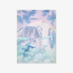 Pastel Mountains by Lucien Lévy-Dhurmer