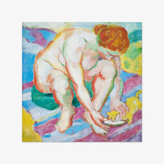 Nude with Cat by Franz Marc