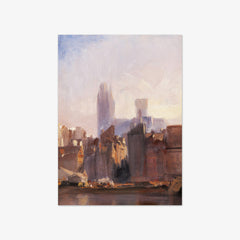 Rouen Cathedral, Sunrise by Richard Parkes Bonington