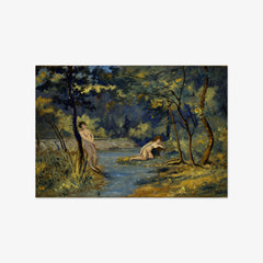 Standing and Reclining Nymphs by Louis Michel Eilshemius
