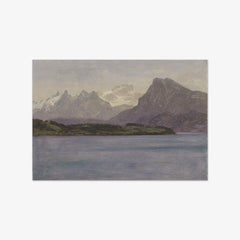 Alaskan Coast Range by Albert Bierstadt