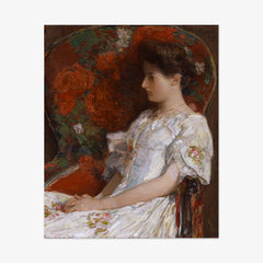 The Victorian Chair by Frederick Childe Hassam