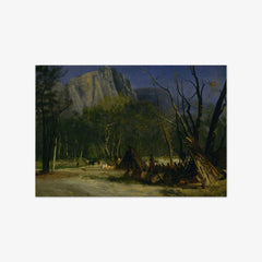 Indians in Council, California by Albert Bierstadt