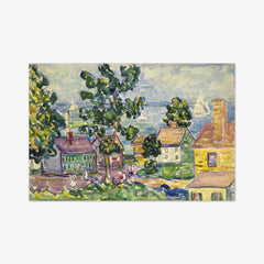 New England Coastal Village by Maurice Brazil Prendergast