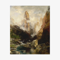 Mist in Kanab Canyon, Utah by Thomas Moran
