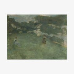 The Hermit Thrush by Thomas Wilmer Dewing
