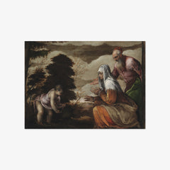 John the Baptist Gathering Flowers for His Parents by Jacopo Bassano
