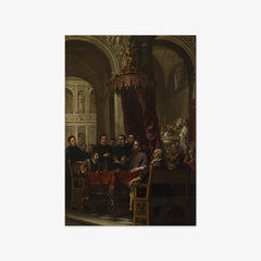 The Conversion and Baptism of St. Augustine by St. Ambrose by Juan de Valdés Leal