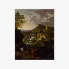 Landscape with the Cascades of Tivoli by Gaspard Dughet