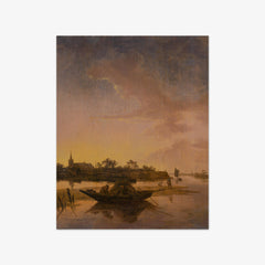 Water Landscape with Fishermen by Salomon van Ruysdael