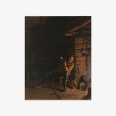 The Boyhood of Lincoln by Eastman Johnson