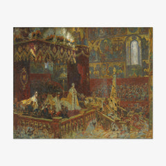 Coronation of Czar Nicholas II in Moscow by Laurits Tuxen