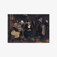 A Sardine Cannery in Concarneau by P.S. Krøyer