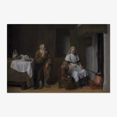 The Prophet Elijah with the Widow in Zarephath and her Son by Carel Fabritius