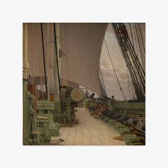 The Starboard Battery and the Deck of the Corvette 'Najaden' by C.W. Eckersberg