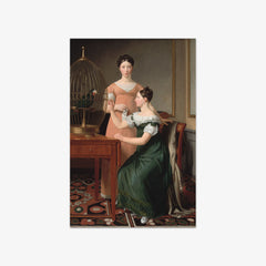Mendel Levin Nathanson's Elder Daughters, Bella and Hanna by C.W. Eckersberg