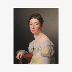 Portrait of Emilie Henriette Massmann by C.W. Eckersberg