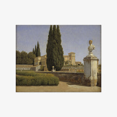 View of the Gardens of the Villa Albani by C.W. Eckersberg