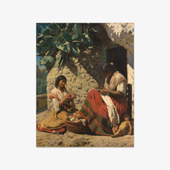 Two Gipsy Women Outside their Cottage by P.S. Krøyer