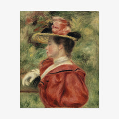 Woman with Glove by Auguste Renoir