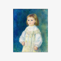 Lucie Berard (Child in White) by Auguste Renoir