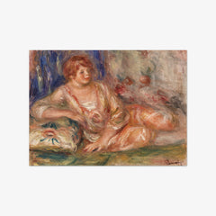 Andrée in Pink, Reclining by Auguste Renoir