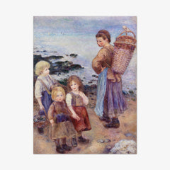 Mussel-Fishers at Berneval by Auguste Renoir