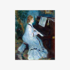 Woman at the Piano by Auguste Renoir