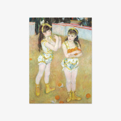 Acrobats at the Cirque Fernando (Francisca and Angelina Wartenberg) by Auguste Renoir