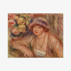 Woman Leaning by Auguste Renoir