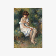 The Bather by Auguste Renoir