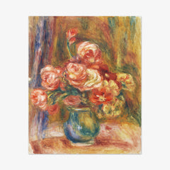 Vase of Roses by Auguste Renoir