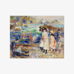 Children on the Seashore, Guernsey by Auguste Renoir