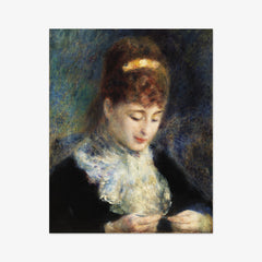 Woman Crocheting by Auguste Renoir